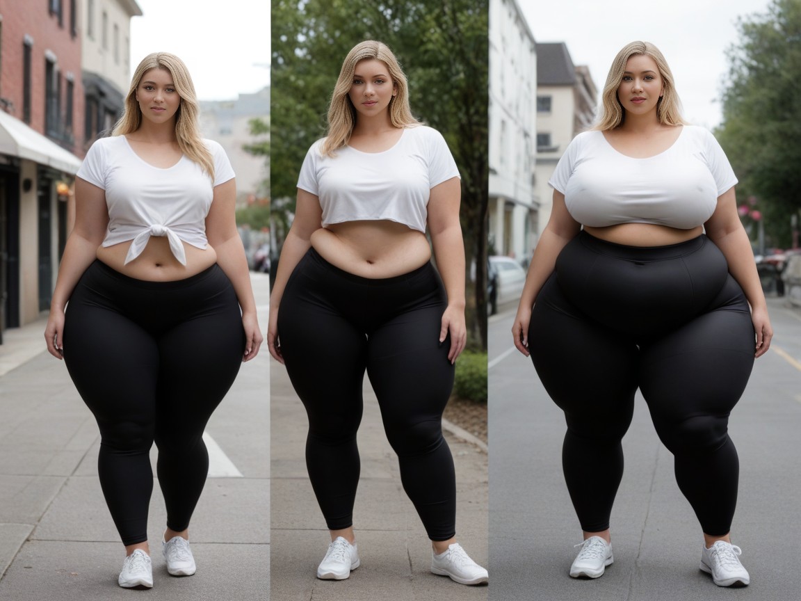 Blonde Hair, Blue Eyes, Wide Hips AI Porn