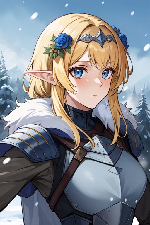 Blue Robes, Armor, Lean Physique Hentai AI Porn