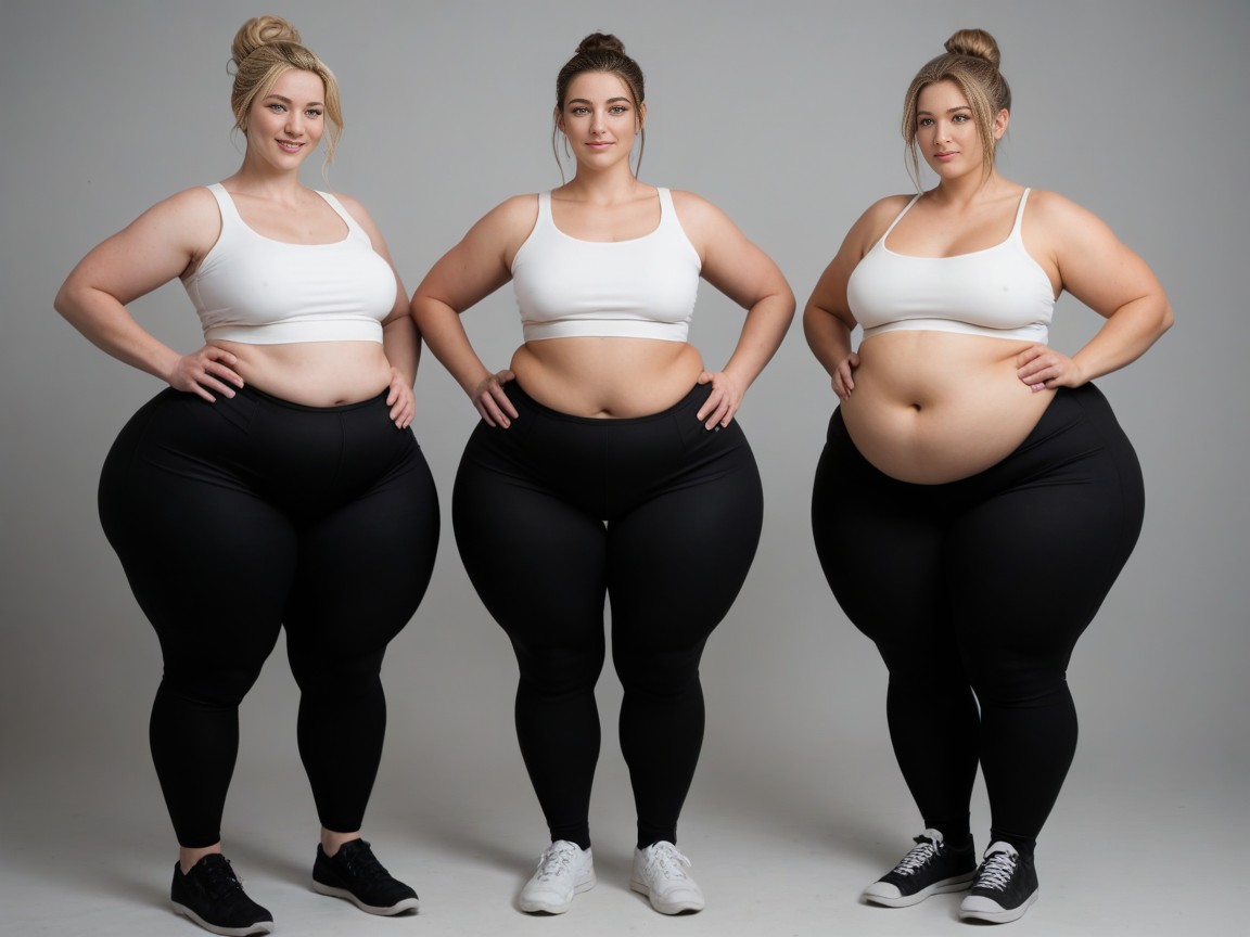 Ussbbw, American, Massive Hips AI Porn