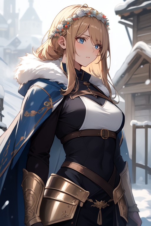 Lean Physique, Figure, Deep Blue Eyes Hentai AI Porn