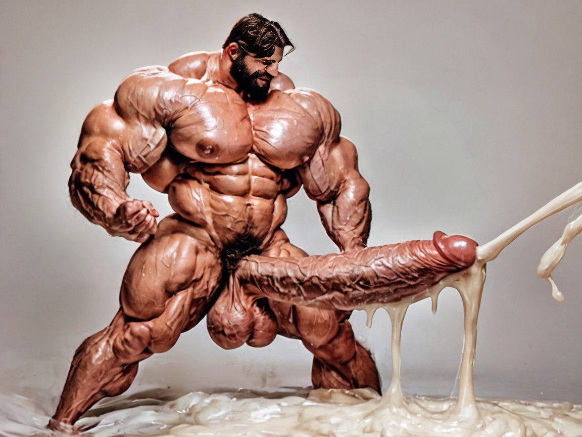 Vascularity, Excessive Cum, Veins Popping Shemale AI Porn