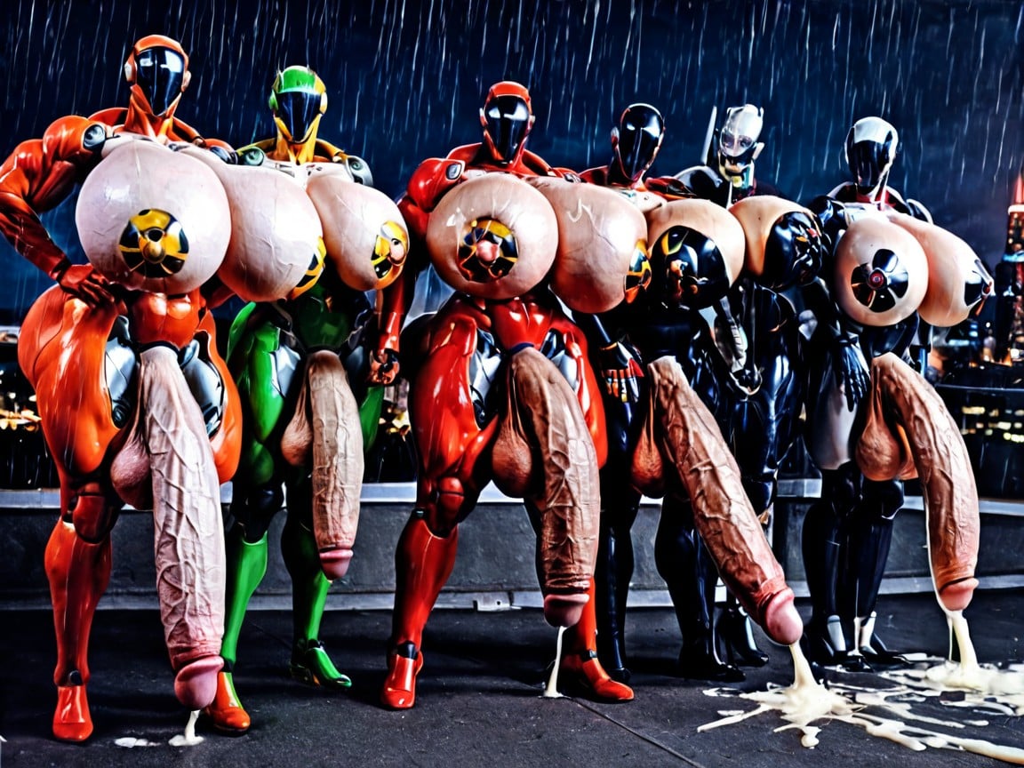 18+, Impossibly Long Hyper Penis, Ass Bigger Than Torso Shemale AI Porn