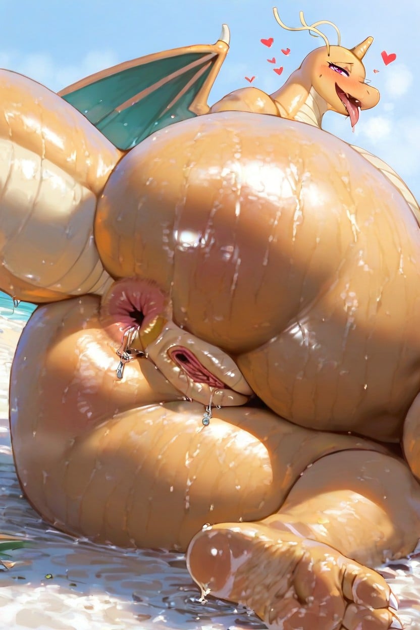 Detailed Anus, Rear View, Detailed Pussy Furry AI Porn