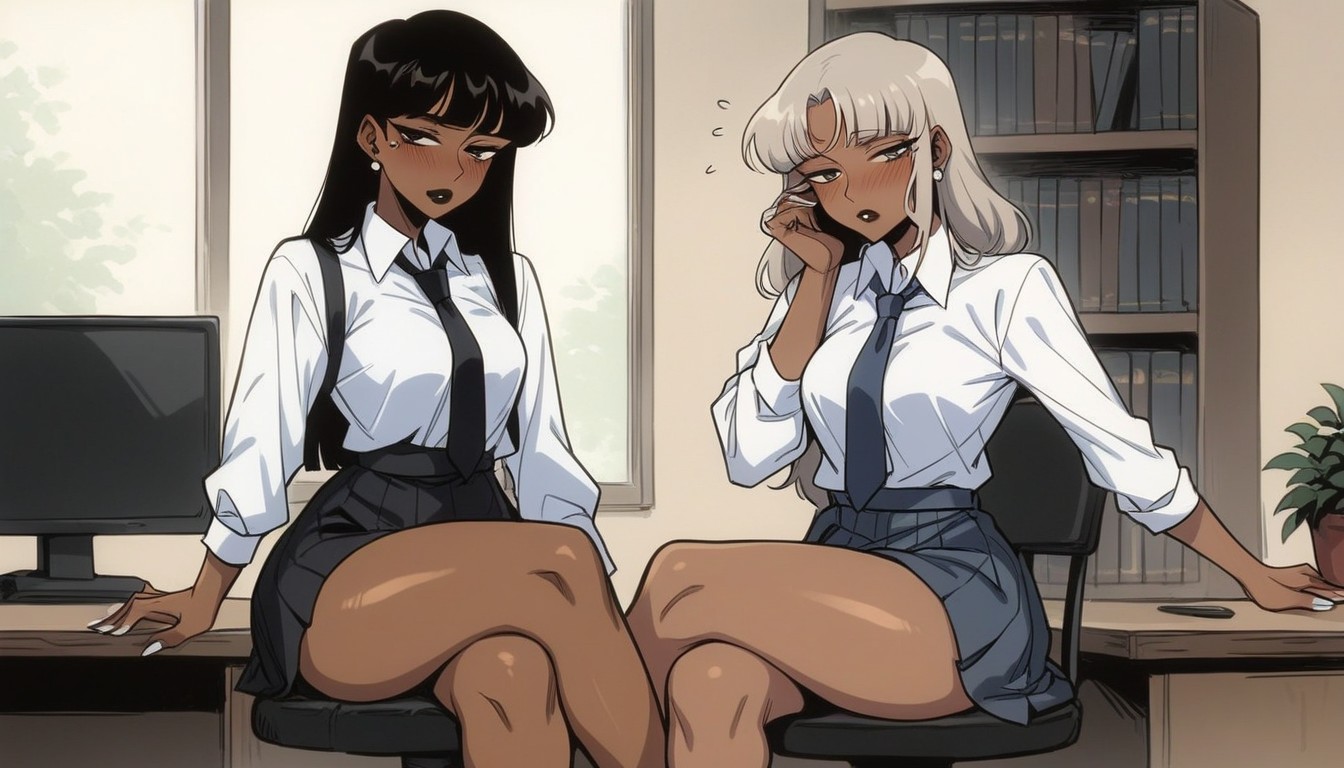 Soft Thighs, Blunt Bangs, 18+ Hentai AI Porn