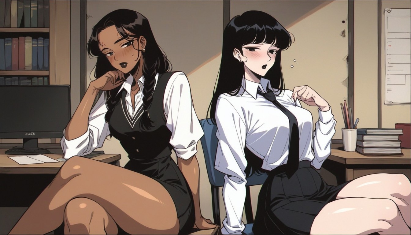 Piercing, Anime Style, Dot Nose Hentai AI Porn
