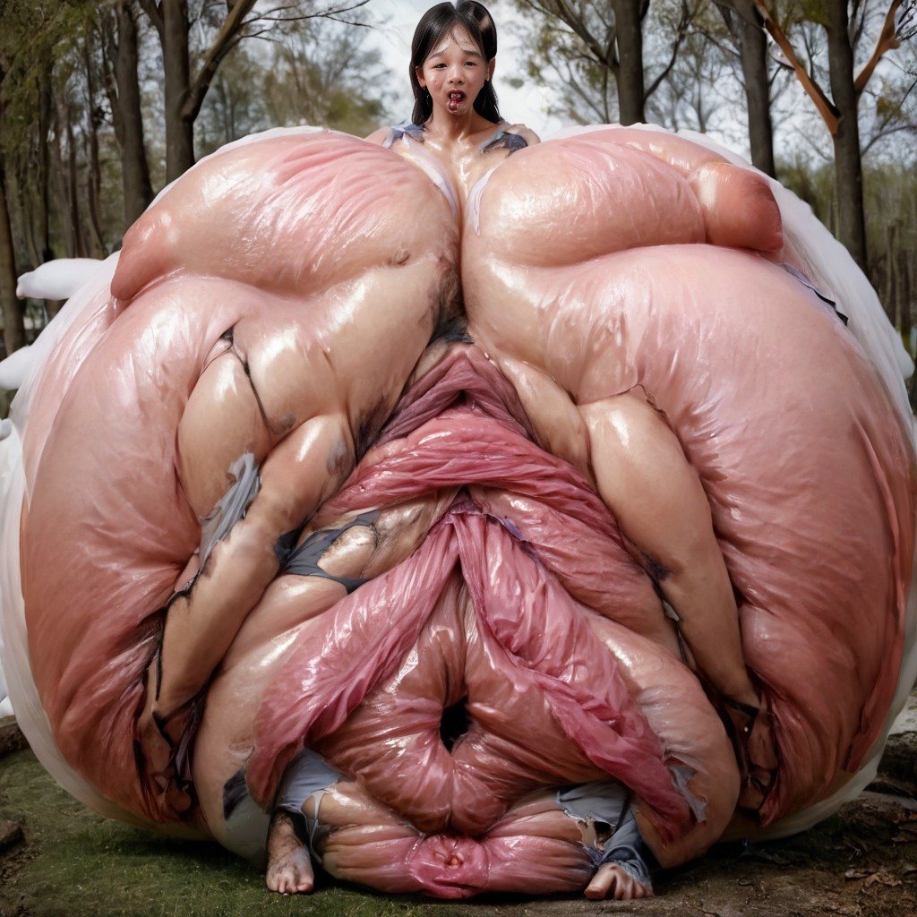 Park, Orgasming Expression, Hyper Pussy AI Porn