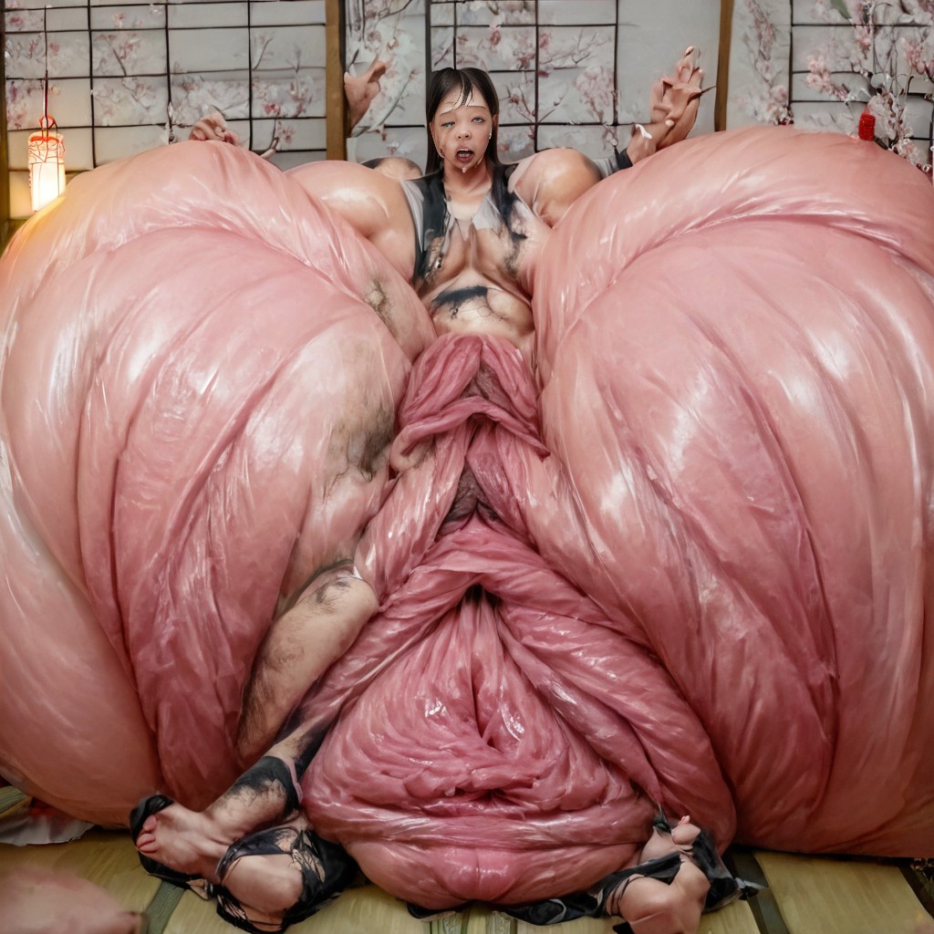 Orgasming Expression, Barefoot, 18+ AI Porn