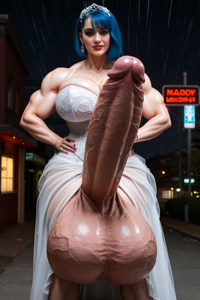 Realistic Eyes, Muscular, Giantess Shemale AI Porn