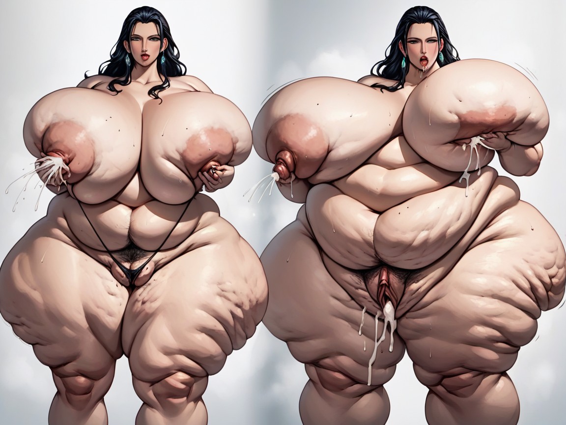 Nico Robin, Very Detailed Body, Oversized Pussy BBW AI Porn