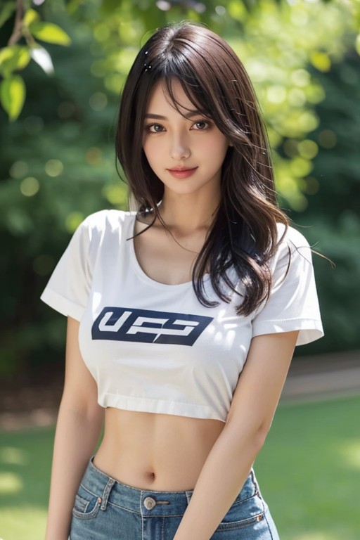 Realistic Photography, Outdoors, Shiny Hair AI Porn