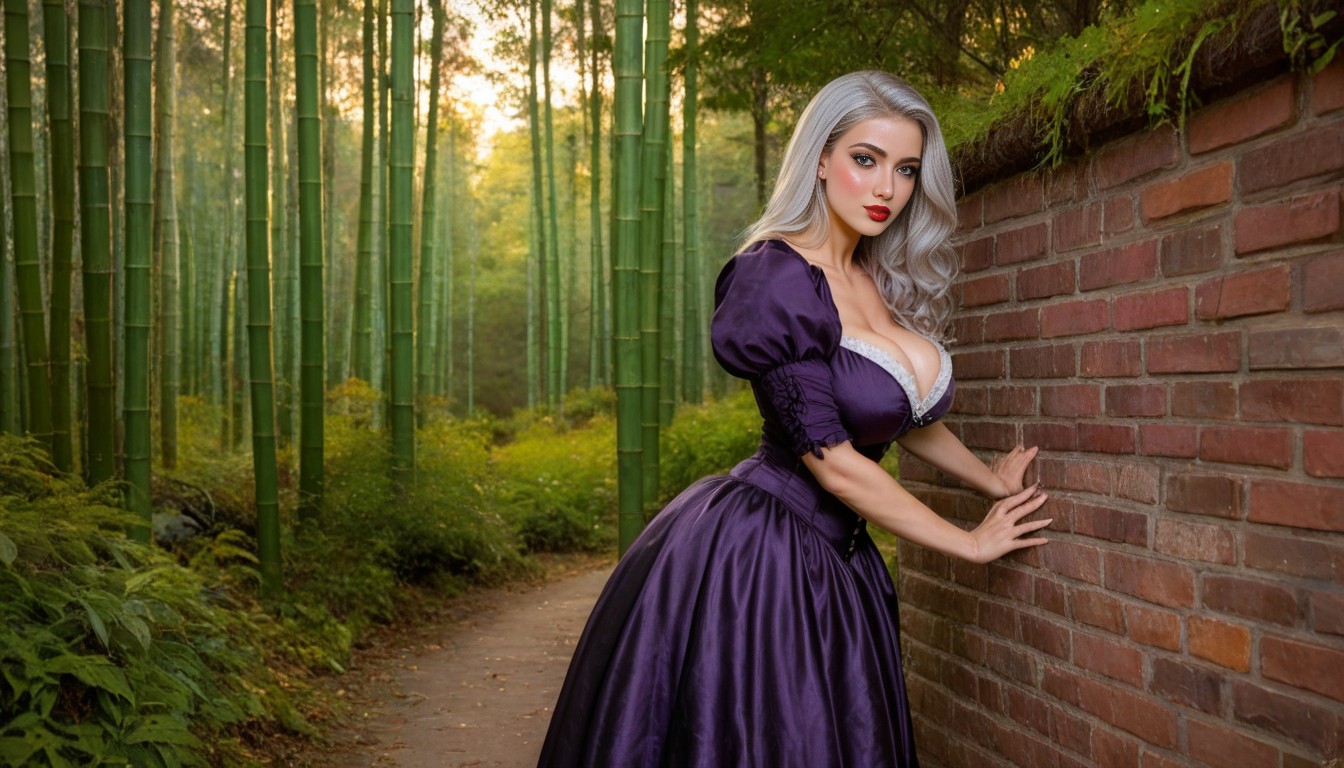 Fully Dressed, Red Lips, Looking At Viewer AI Porn