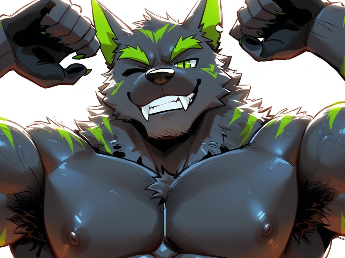 Anthro, 1 Person, Five Fingers Furry AI Porn