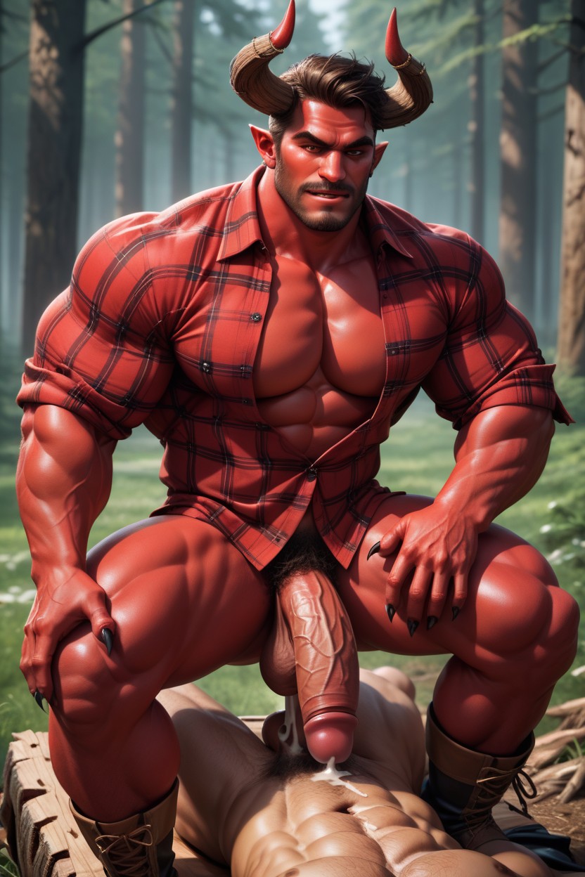 Big Muscles, Fucking, Hunk AI Gay Porn