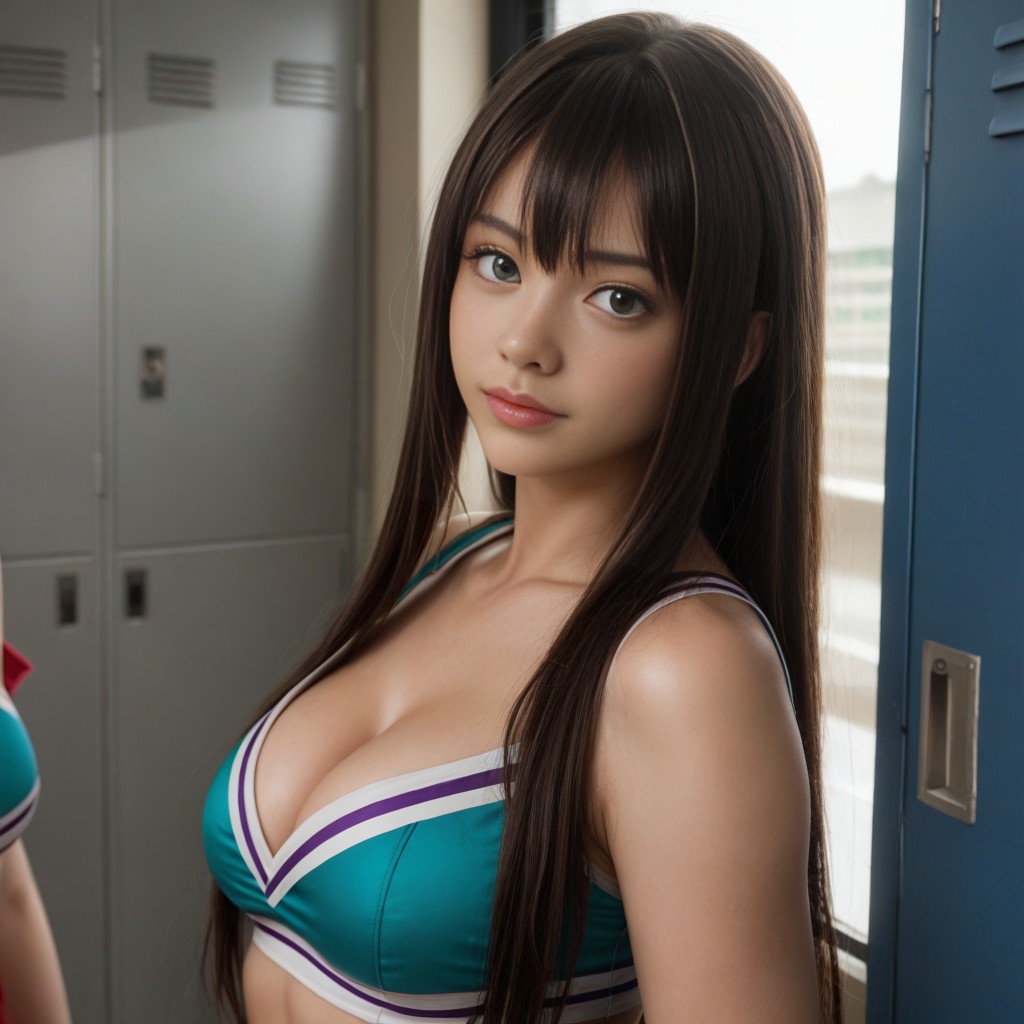 Straight, Window, Cleavage AI Porn