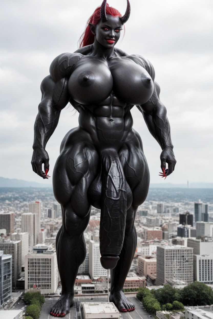 Gigantic, Impossibly Gigantic Black Cock, Apocalypse Shemale AI Porn