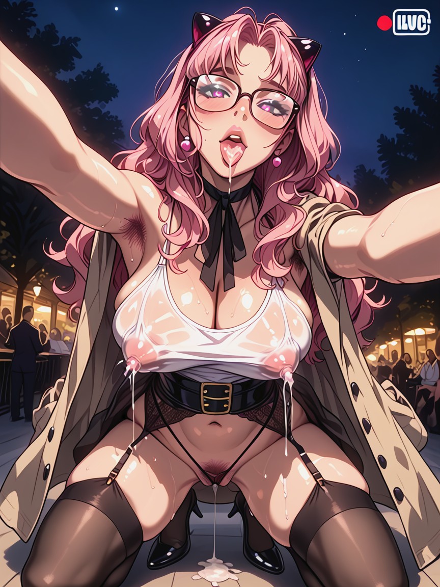 Slut, Anal Plug, Exhibitionist Hentai AI Porn