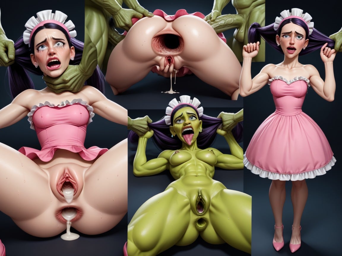 Model, Happy Crying, Extreme Pussy Gape AI Porn