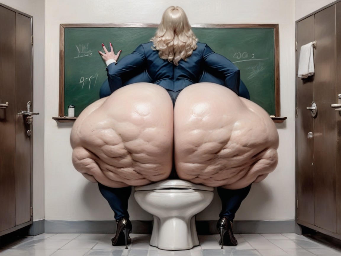 1 Person, Rear View, Skinny AI Porn