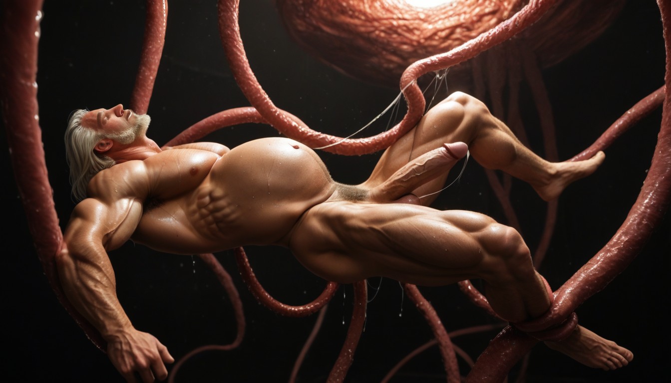 In Alien Ship From Alien Movie, Sweat, X Ray AI Gay Porn