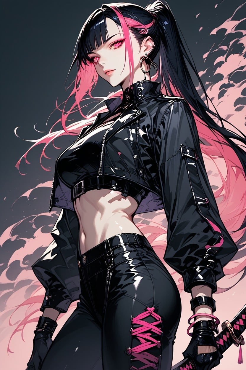 Streaked Hair, Sideways Glance, Over Shoulder Hentai IA