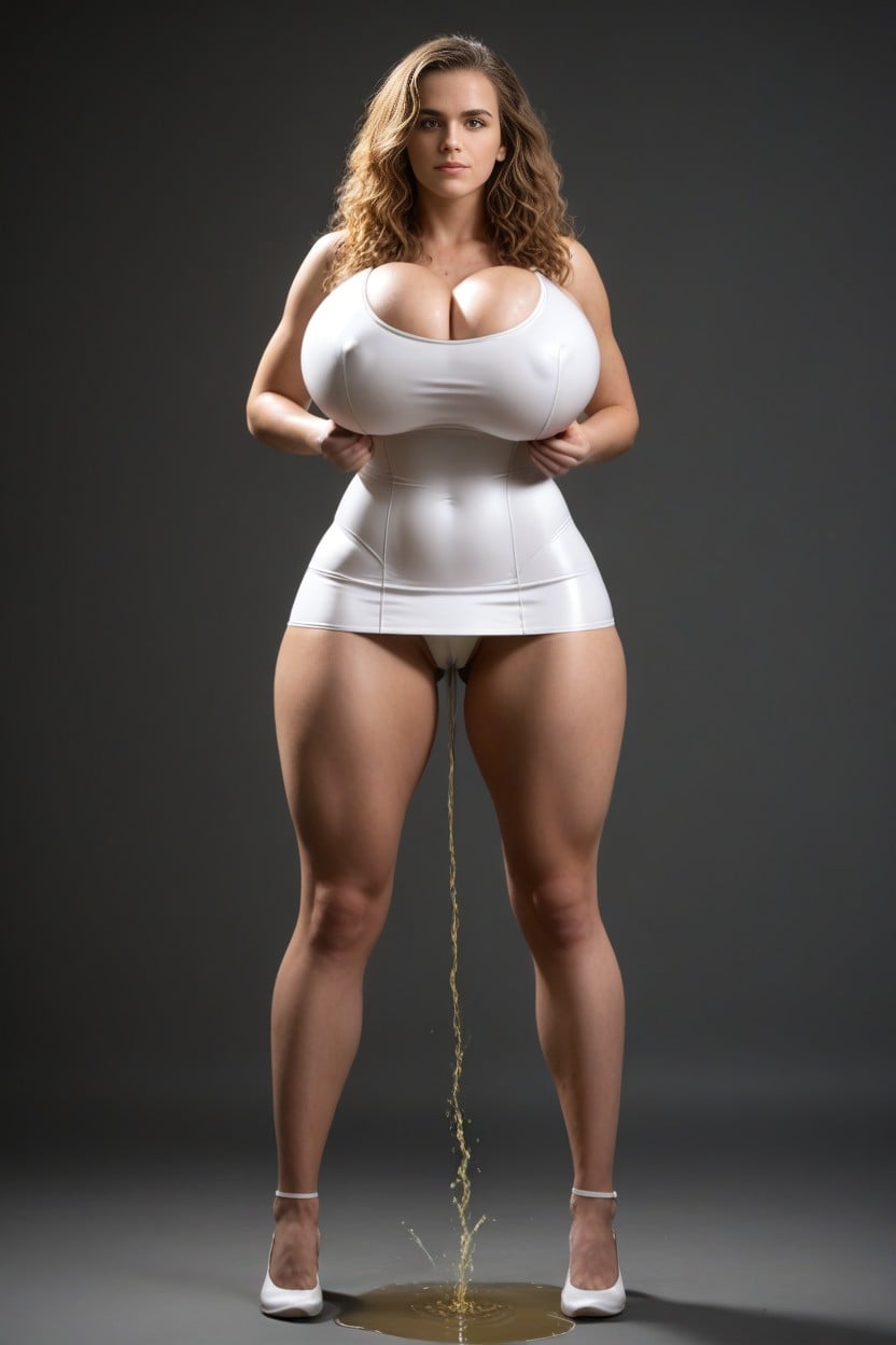Puddle Of Urina, Full Body, Thick Thighs AI Porn