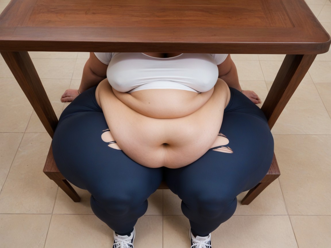 Ssbbw, Extreme Proportions, Small Breasts AI Porn