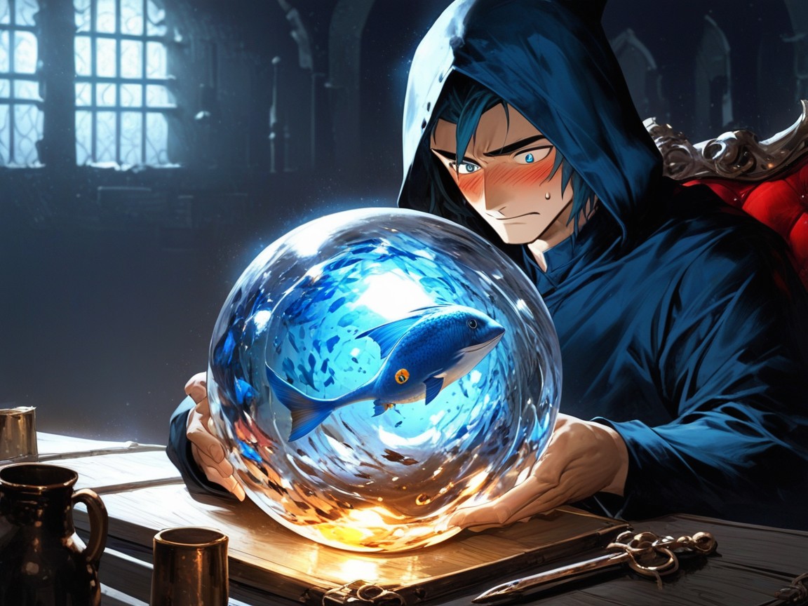 Sfw, Gameboard, Glowing Crystal Ball Hentai AI Porn