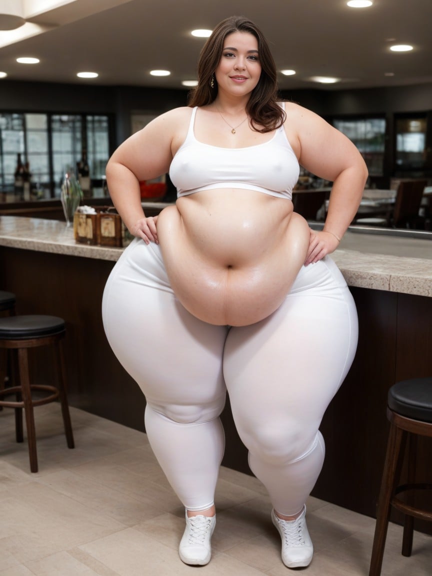 Stomach Bulge, Belly Hangs To Floor, 20+ AI Porn