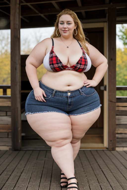 Thick, Huge Ass, Massive Thighs AI Porn