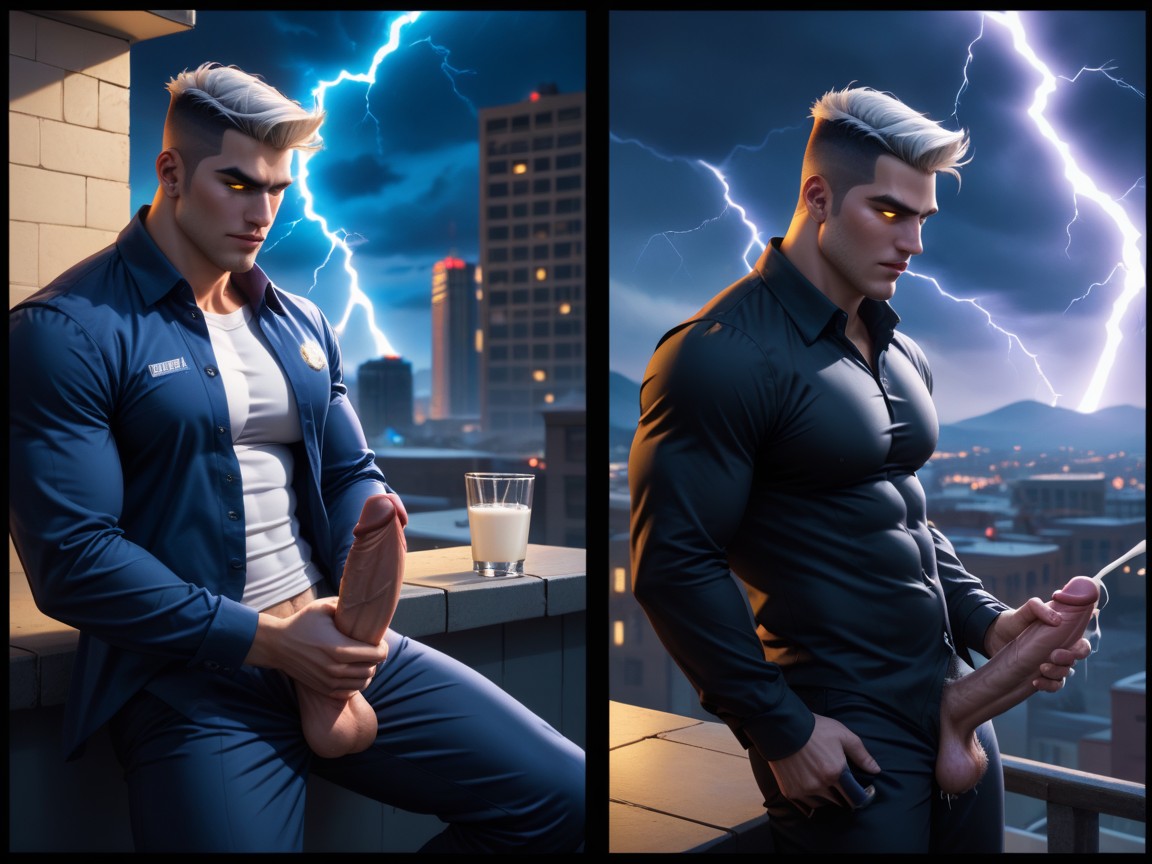 Hockey-built Thunder God You Summoned, And Now His Rivals, Electric Penis AI Gay Porn