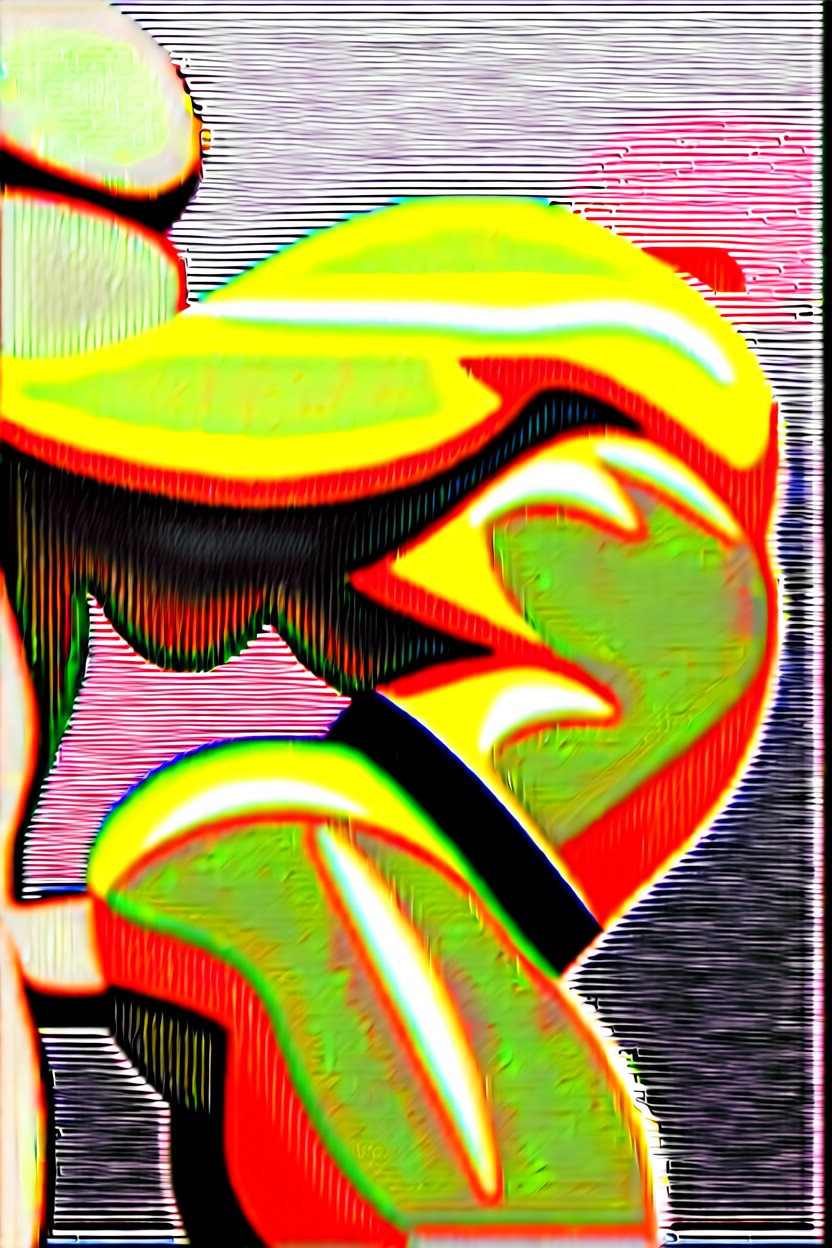 Naked, Side View, Motion Blur AI Gay Porn