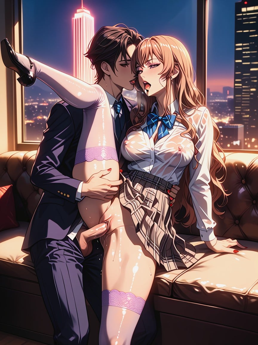 Stockings, Ultra Detailed Body, Doggy Style Sex Hentai AI Porn