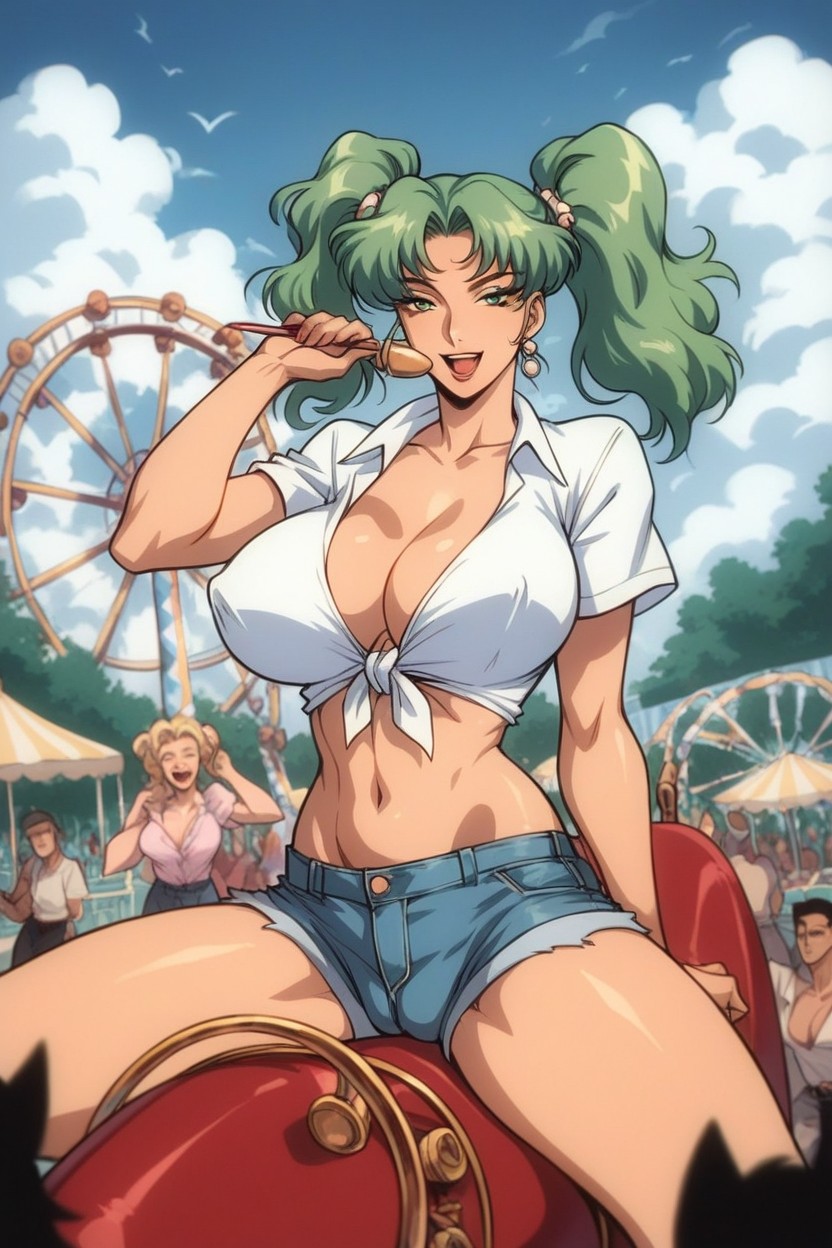 Milf, Cleavage, Beautiful Hentai AI Porn