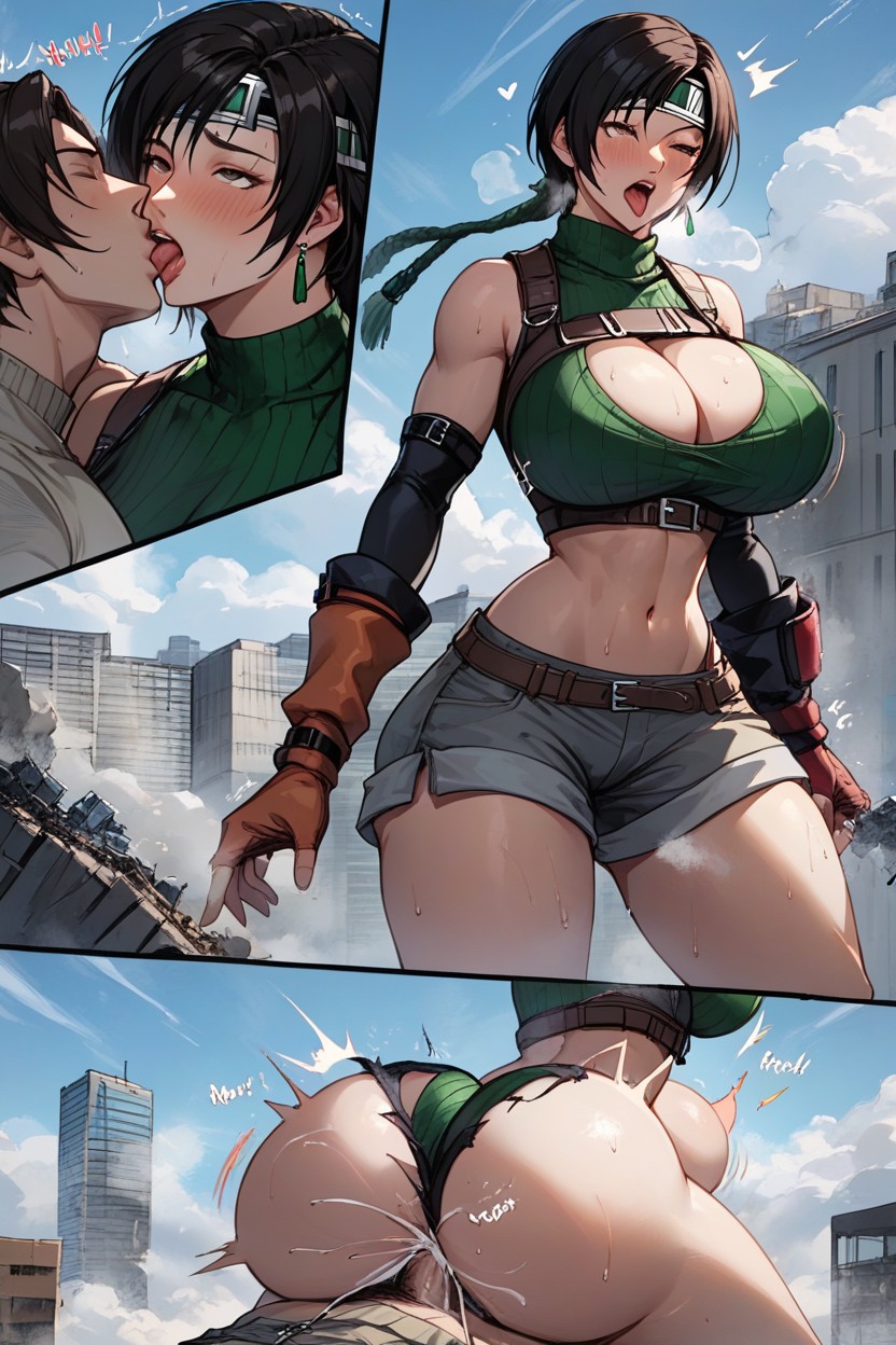 Breast Bouncing In Motionin In Third Panel, 18+, Medium Breast Hentai AI Porn