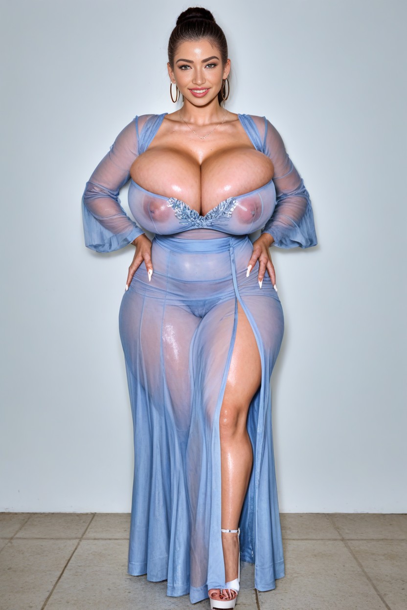 Big Lips, Extremely Waist, Massive Ass AI Porn