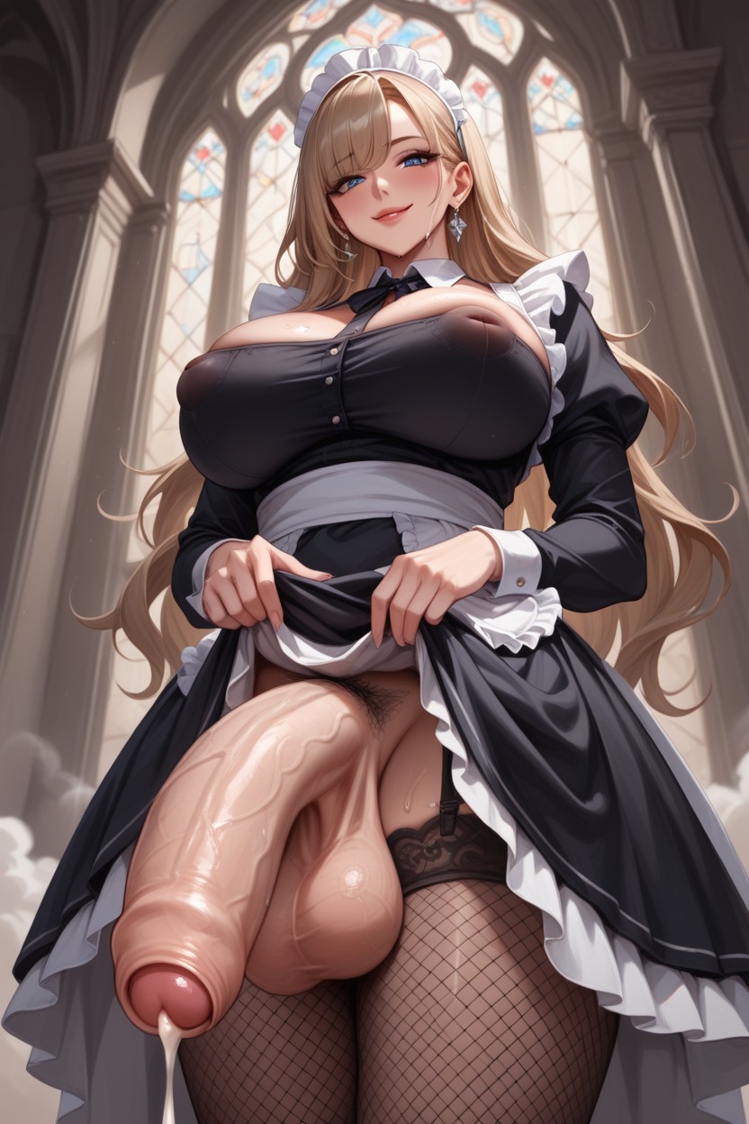 Sweaty, Sweaty Skin, Heavy Breasts Shemale AI Porn