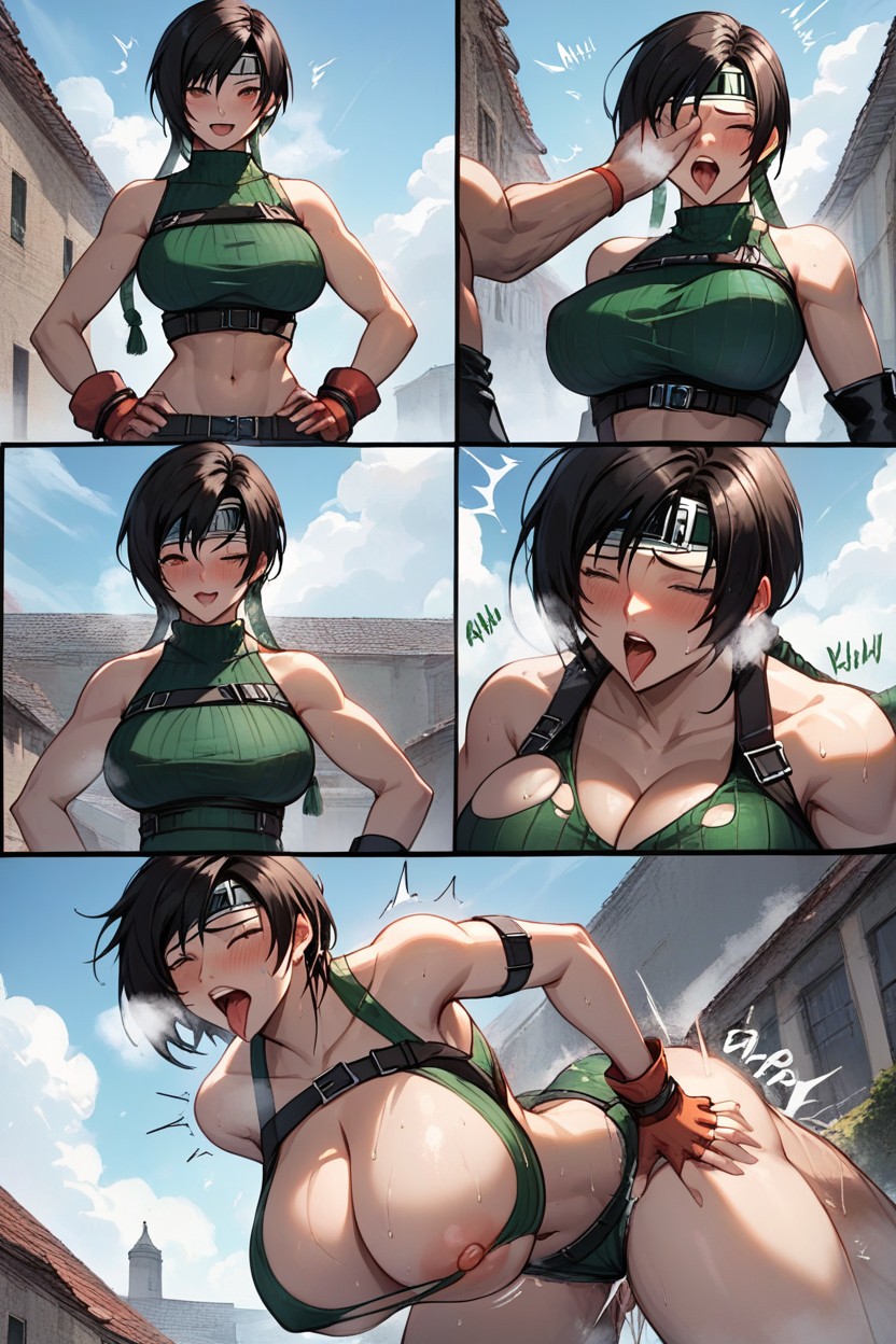 Cowgirl, Eyes Rolling Backwards, Eyeless Face Hentai AI Porn