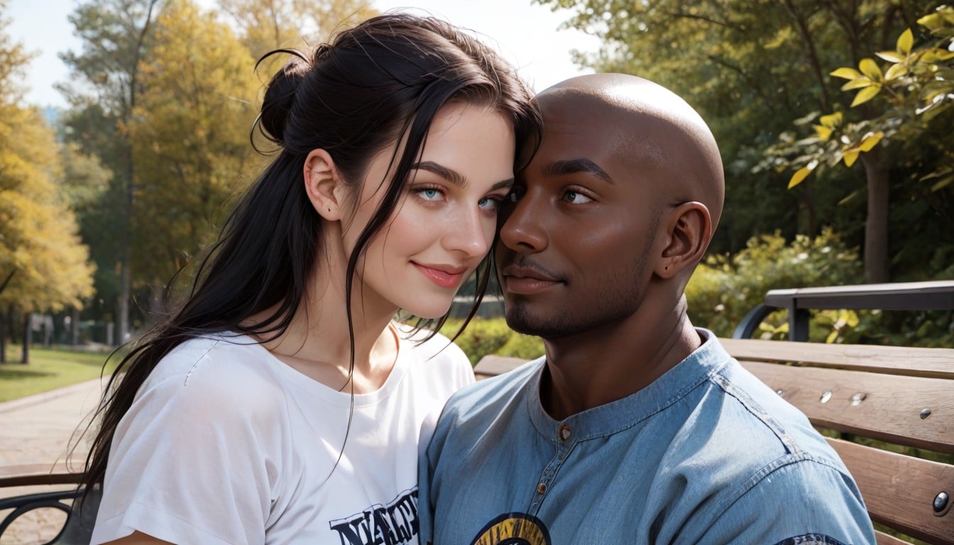 Interracial, Detailed Faces, Looking Into Each Others Eyes Hentai AI Porn