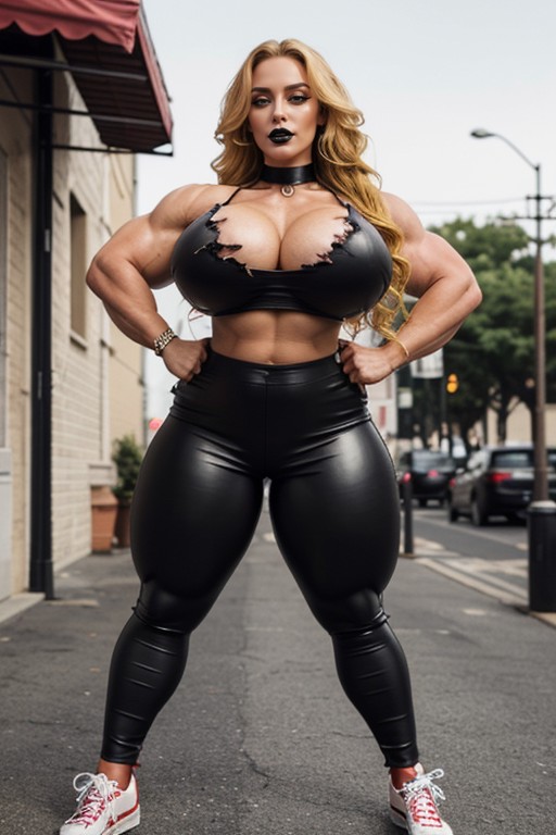 Extremely Tall, Full Body, Standing AI Porn