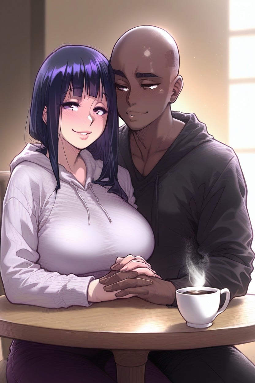 Bobcut, Massive Breast, Hand Holding Hentai AI Porn