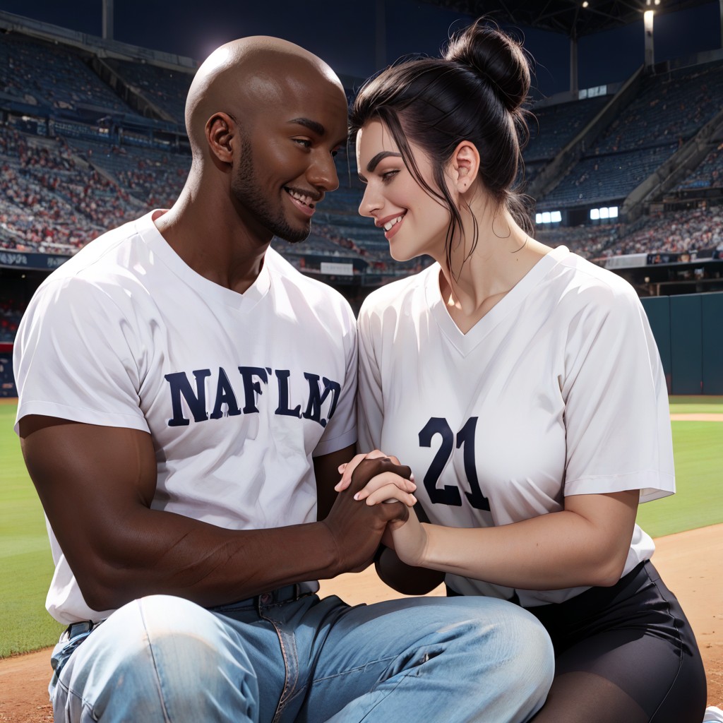 Holding Hands, Close Up, Sitting Down Hentai AI Porn