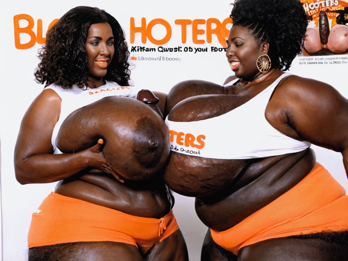 Obese Ebony, Extremely Obese Dark Skinned Ssbbw, Hyper Black Cock Ebony AI Porn