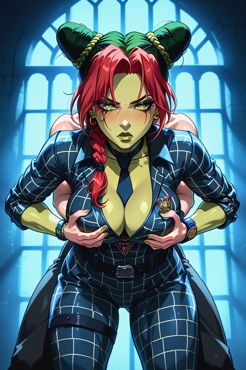 Fat Ass, Jolynes Pants Lowered, Jolyne Pants Down Hentai KI Porno