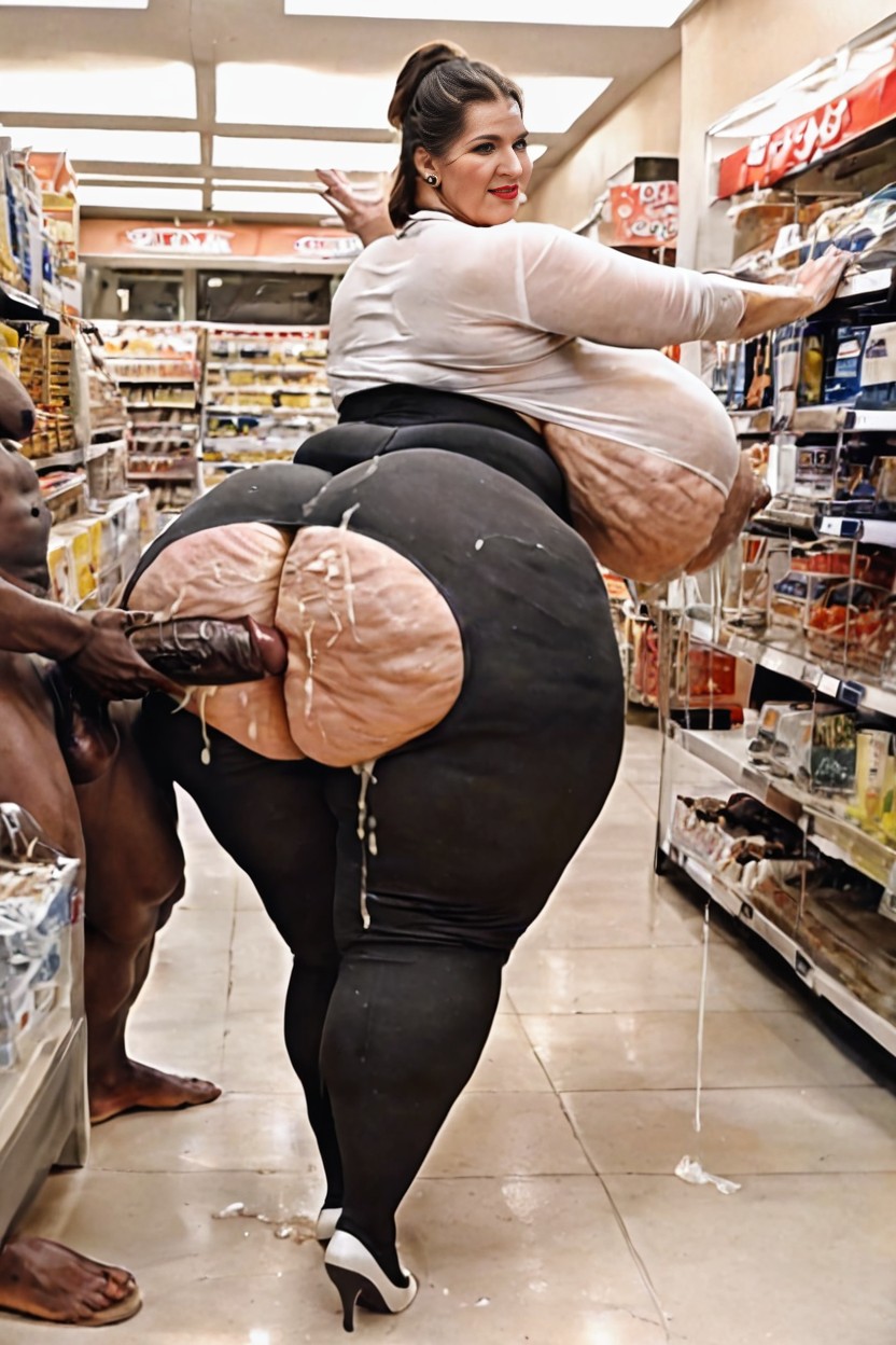 Hyper Ass, Butt Job, Breast Lactating AI Porn