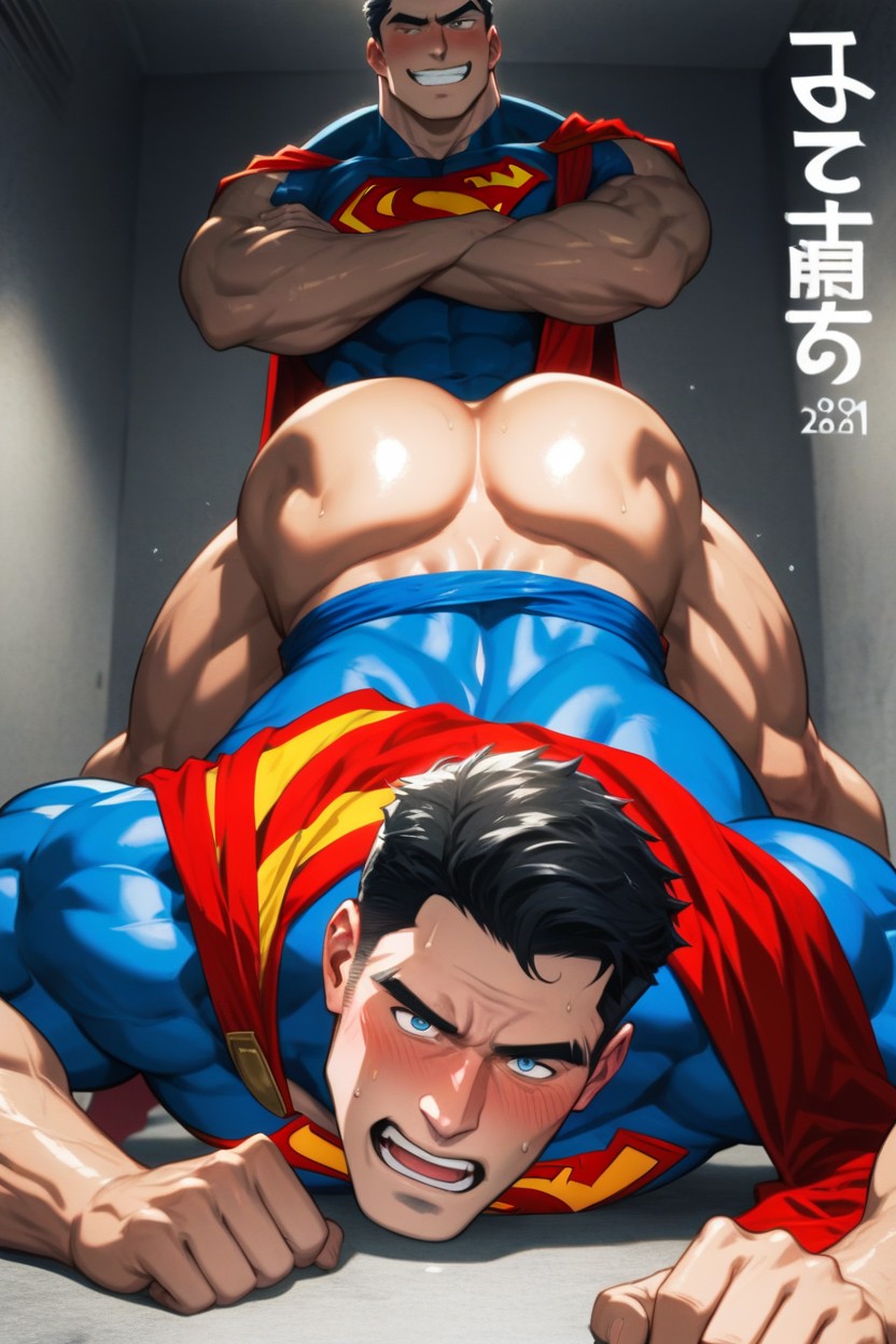 Ass Up In The Air, Short Length, A Naked Japanese Man AI Gay Porn