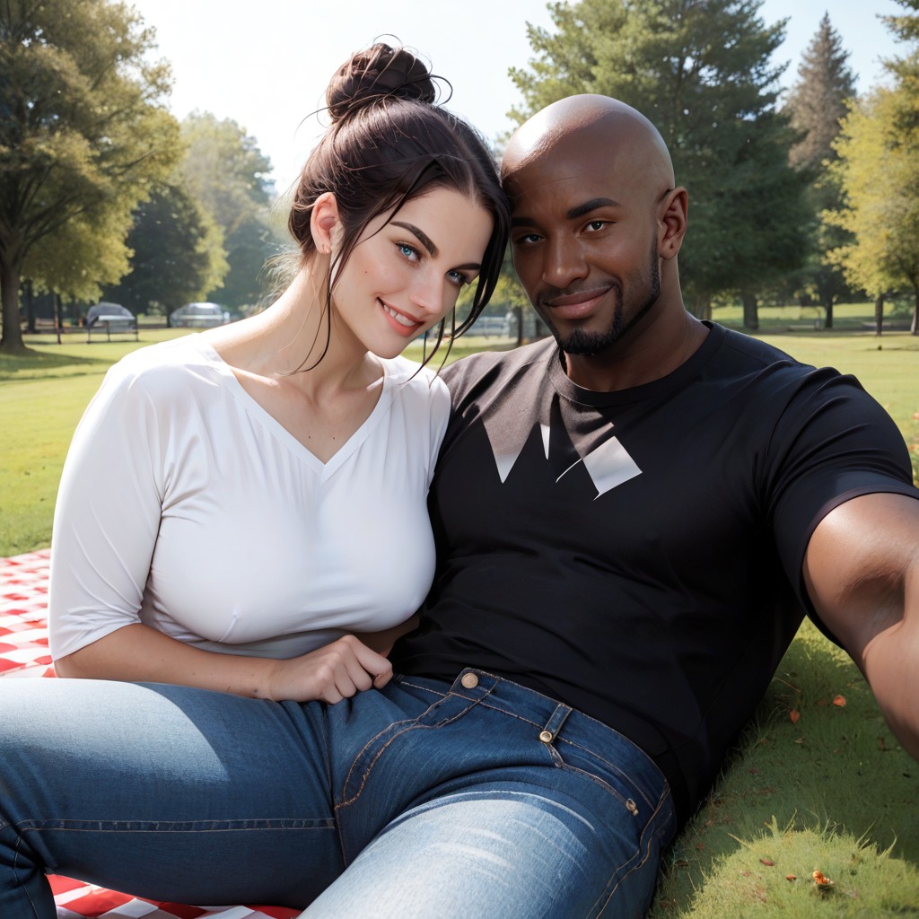 High Contrast, Casual, Sharp Skin Color Contrast Hentai AI Porn