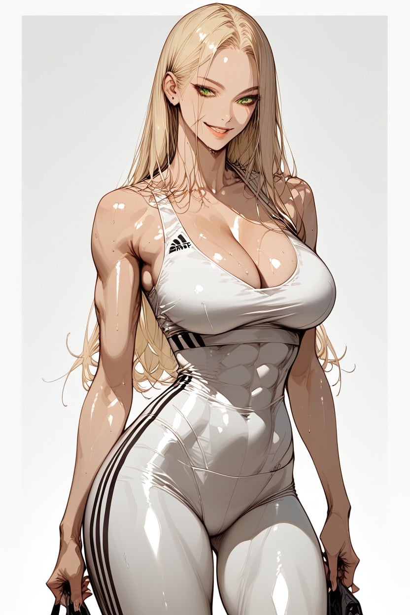 Standing, Form Fitting Clothes, Fit Hentai AI Porn