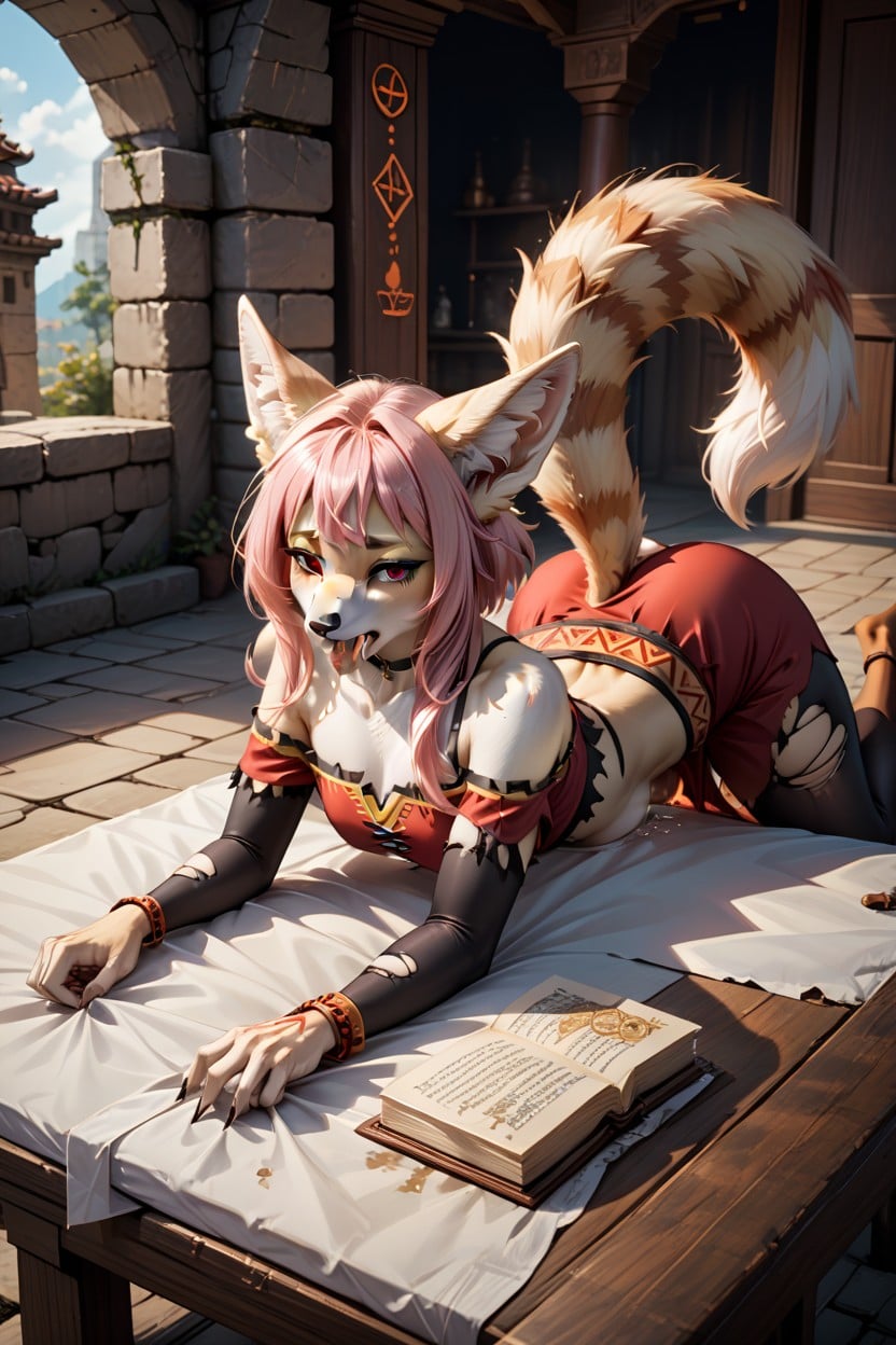 But Quite Strong, 18+, Drooling Furry AI Porn