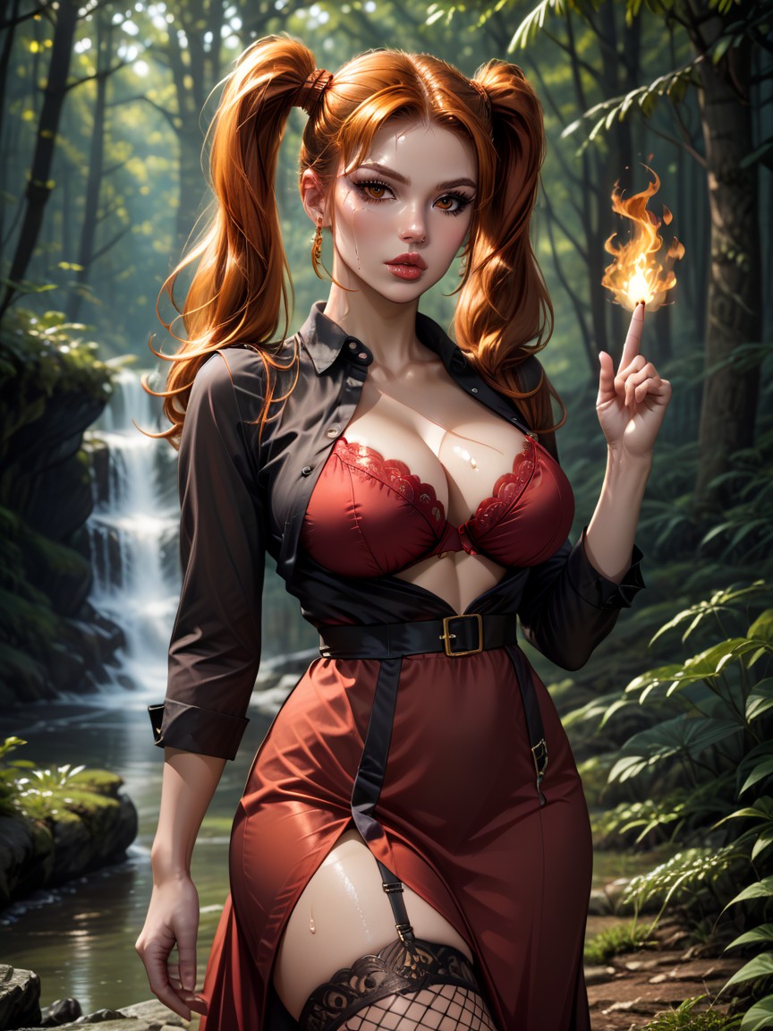 Jungle, Small Ass, Right Index Finger Hentai AI Porn
