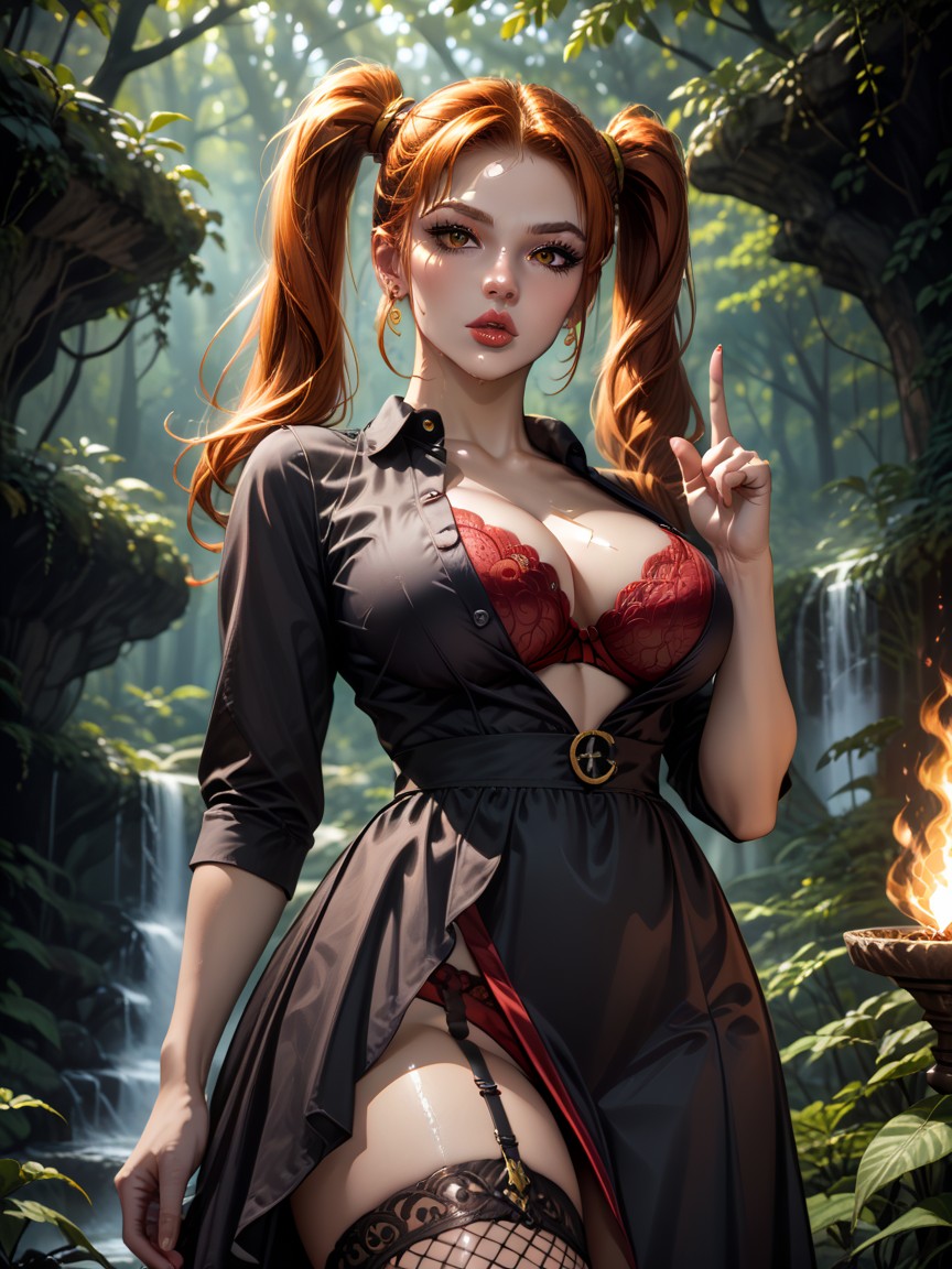 High Definition, Right Index Finger, Waist Shot Hentai AI Porn